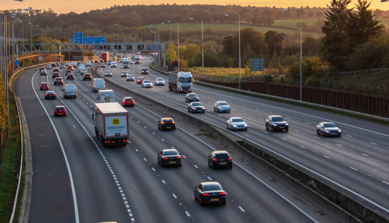 Joining the motorway