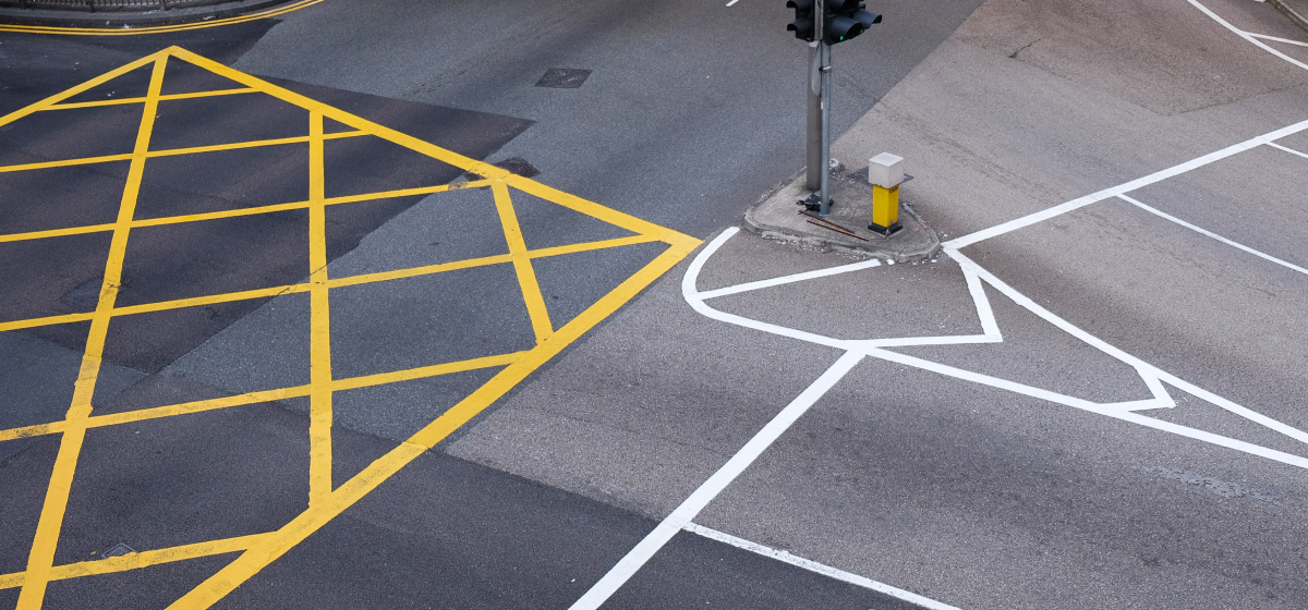 Yellow box junctions, time limits & cameras